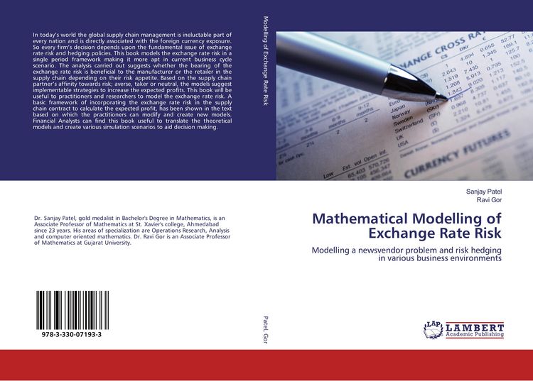 Produktbild: Mathematical Modelling of Exchange Rate Risk