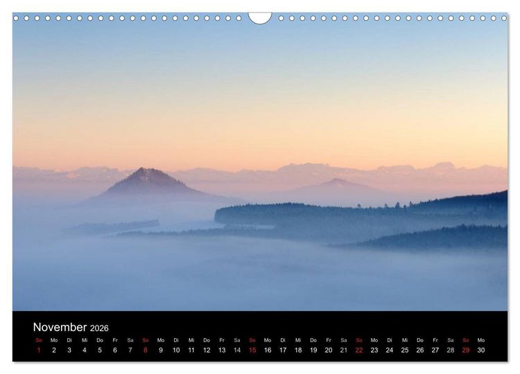 Produktbild: Vulkanlandschaft Hegau 2026 (Wandkalender 2026 DIN A3 quer), CALVENDO Monatskalender