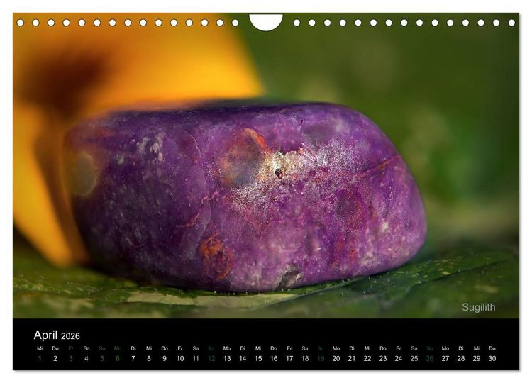 Produktbild: Edelsteine. Wunder der Natur (Wandkalender 2026 DIN A4 quer), CALVENDO Monatskalender