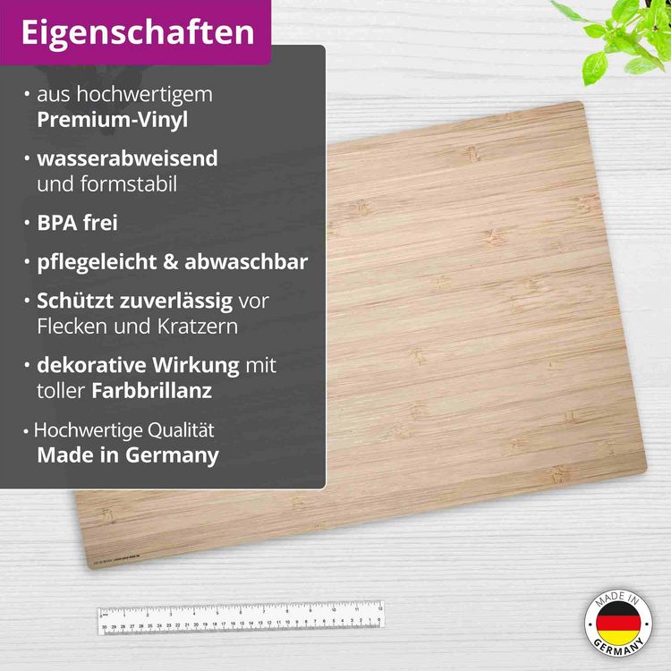 Produktbild: Cover-your-desk Schreibtischunterlage f&uuml;r Kinder und Erwachsene Holzoptik hellbraun, aus hochwertigem Vinyl , 60 x 40 cm