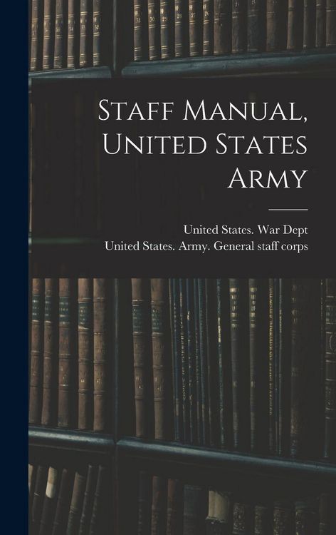 Produktbild: Staff Manual, United States Army