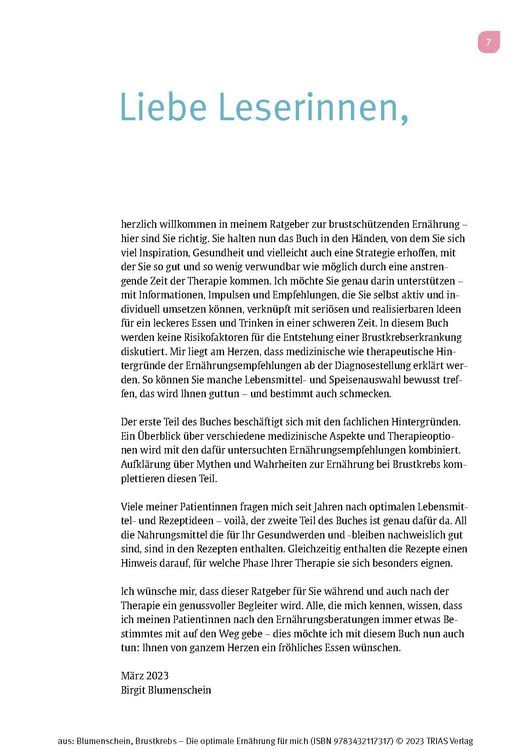 Produktbild: Brustkrebs - Die optimale Ern&auml;hrung f&uuml;r mich