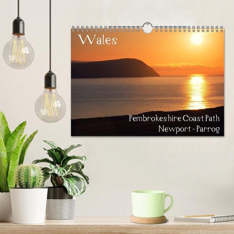 Produktbild: Wales - Pembrokeshire Coast Path (Wandkalender 2026 DIN A4 quer), CALVENDO Monatskalender