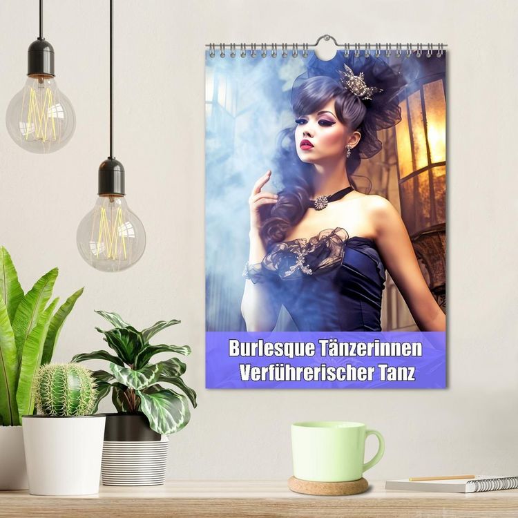 Produktbild: Burlesque T&auml;nzerinnen - Verf&uuml;hrerischer Tanz (Wandkalender 2026 DIN A4 hoch), CALVENDO Monatskalender