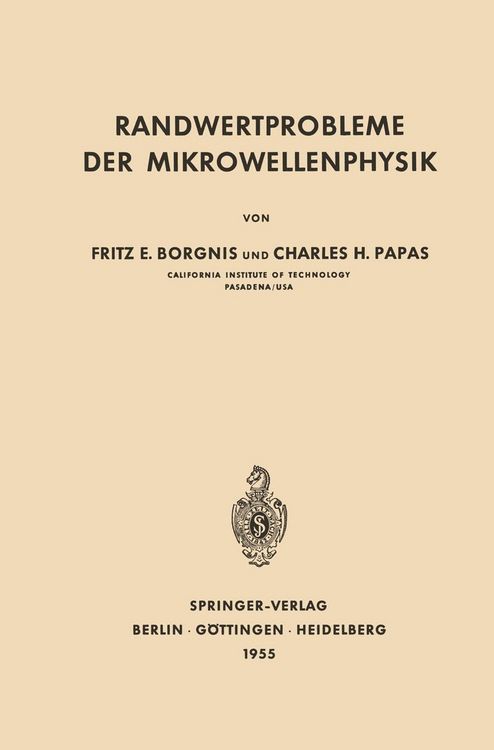 Produktbild: Randwertprobleme der Mikrowellenphysik