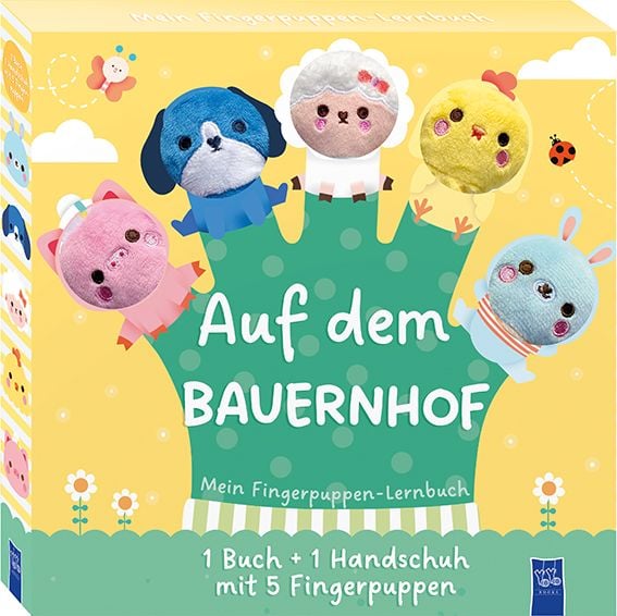 Produktbild: Mein Fingerpuppen-Lernbuch - Auf dem Bauernhof