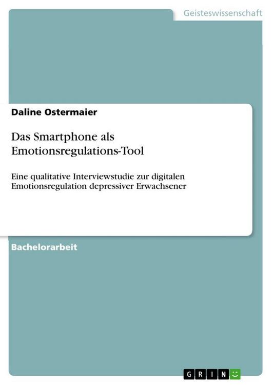 Produktbild: Das Smartphone als Emotionsregulations-Tool