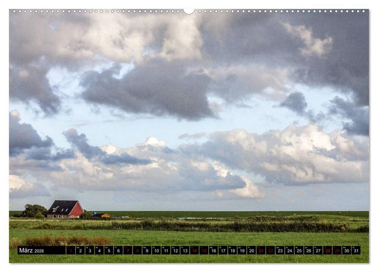 Produktbild: Nordseeinsel Pellworm 2026 (hochwertiger Premium Wandkalender 2026 DIN A2 quer), Kunstdruck in Hochglanz