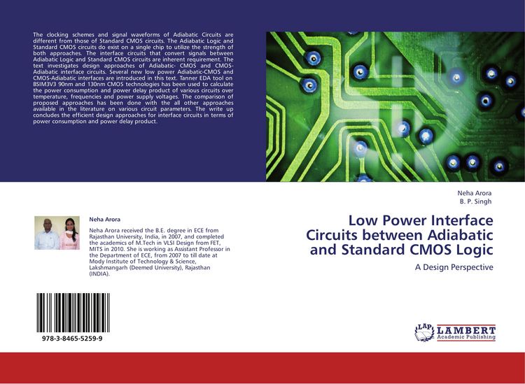 Produktbild: Low Power Interface Circuits between Adiabatic and Standard CMOS Logic