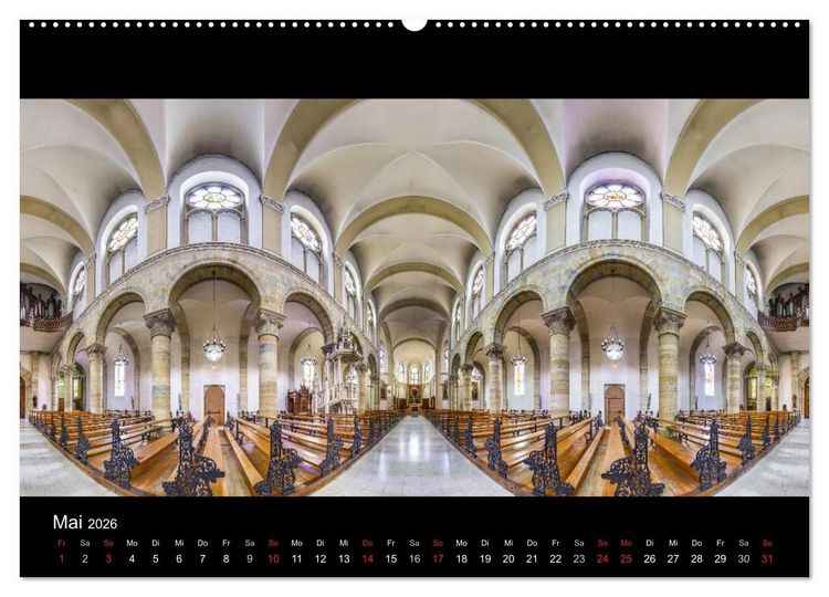 Produktbild: Kapellen, Kirchen und Kathedralen 2026 (Wandkalender 2026 DIN A2 quer), CALVENDO Monatskalender