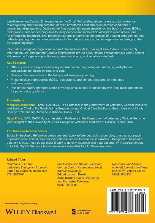 Produktbild: Life-Threatening Cardiac Emergencies for the Small Animal Practitioner