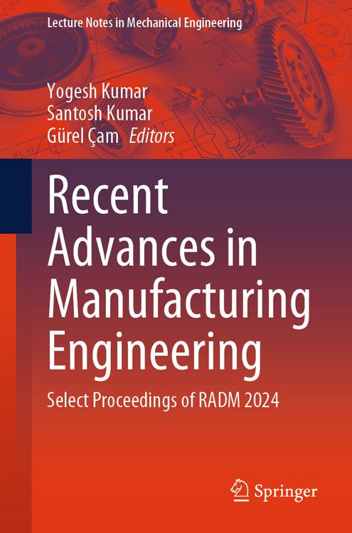 Produktbild: Recent Advances in Manufacturing Engineering