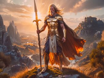 Produktbild: CALVENDO Puzzle Lugh, Lichtbringer und Meister aller K&uuml;nste | 1000 Teile Lege-Gr&ouml;&szlig;e 64x48cm Foto-Puzzle f&uuml;r gl&uuml;ckliche Stunden