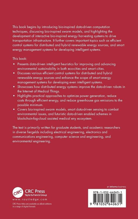 Produktbild: Bio-Inspired Data-driven Distributed Energy in Robotics and Enabling Technologies