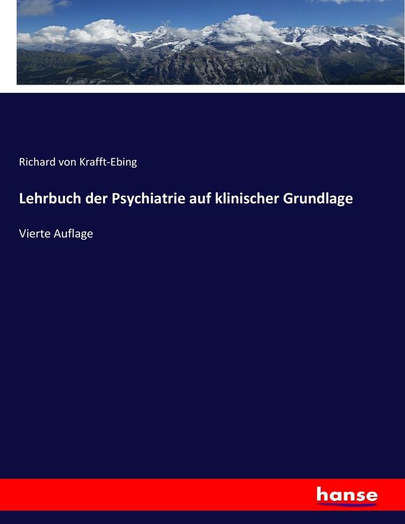Produktbild: Lehrbuch der Psychiatrie auf klinischer Grundlage