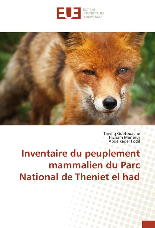 Produktbild: Inventaire du peuplement mammalien du Parc National de Theniet el had