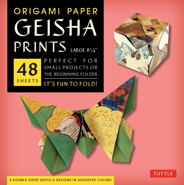 Produktbild: Origami Paper - Geisha Prints - Large 8 1/4 - 48 Sheets