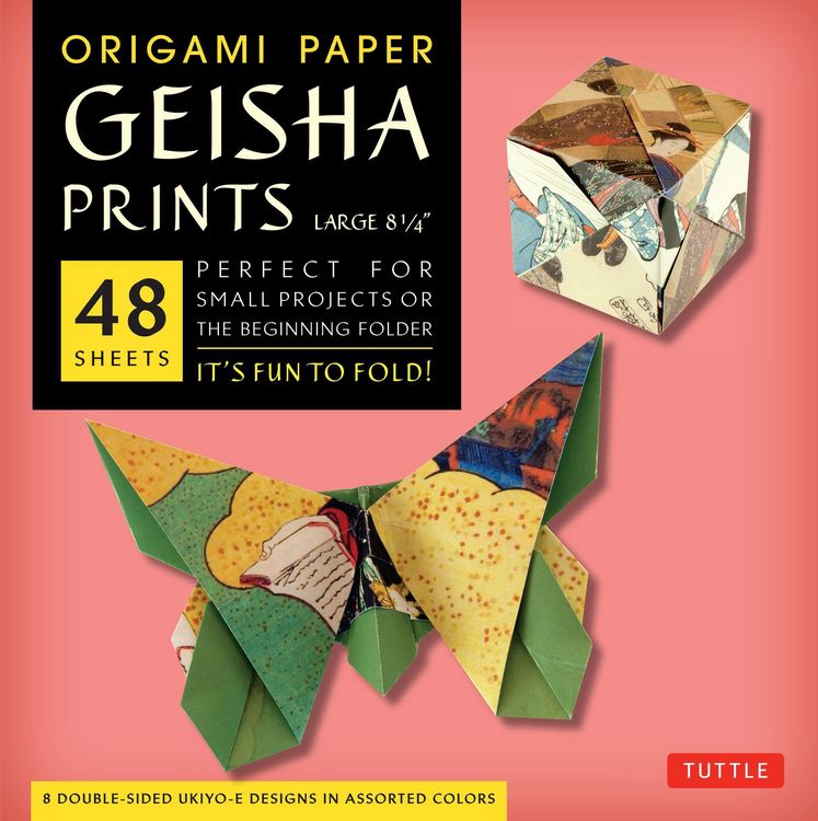 Produktbild: Origami Paper - Geisha Prints - Large 8 1/4 - 48 Sheets