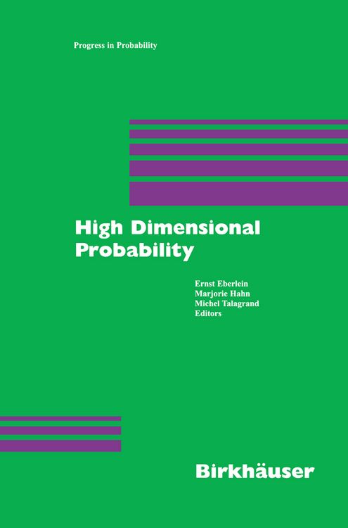 Produktbild: High Dimensional Probability