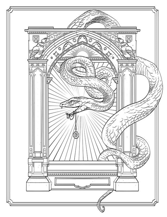 Produktbild: Aus den Filmen zu Harry Potter: Das offizielle Malbuch: Slytherin