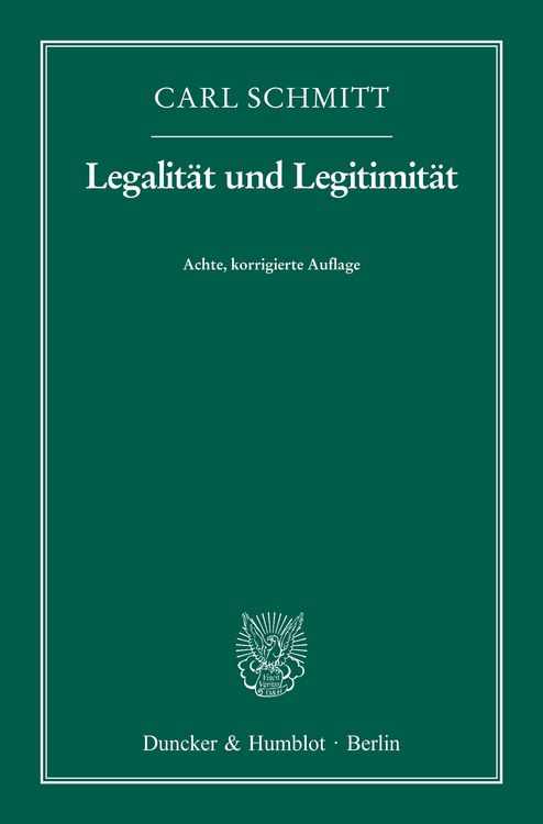 Produktbild: Legalit&auml;t und Legitimit&auml;t.