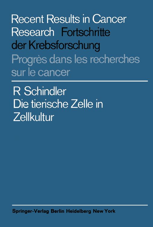 Produktbild: Die tierische Zelle in Zellkultur