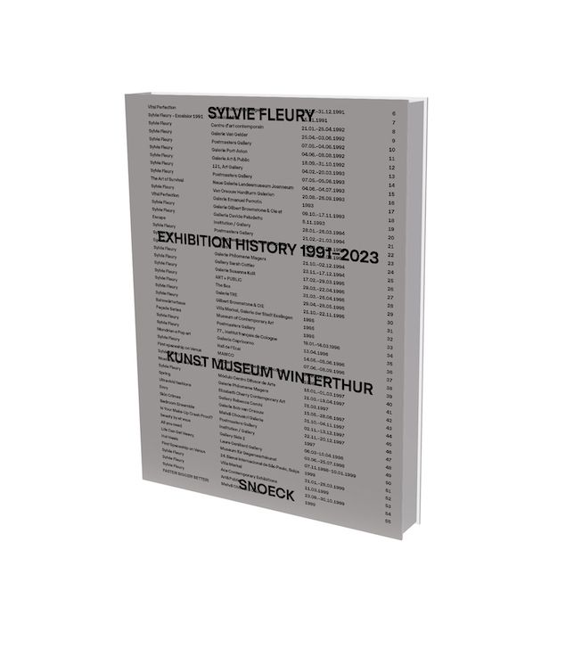 Produktbild: Sylvie Fleury: Exhibition History 1991&ndash;2023