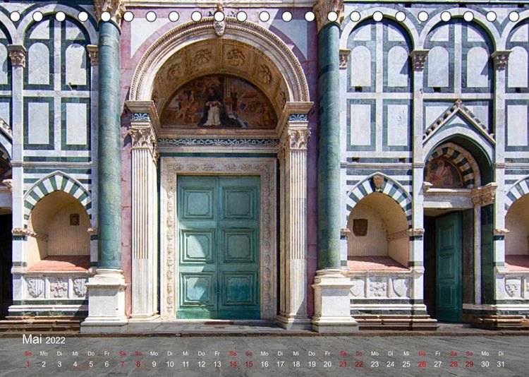 Produktbild: Florenz city view (Tischkalender 2022 DIN A5 quer)