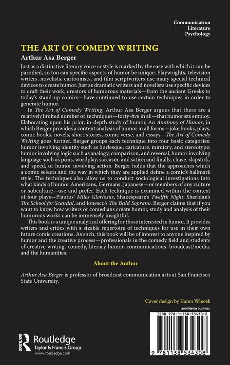 Produktbild: The Art of Comedy Writing