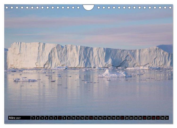 Produktbild: Ilulissat Eisfjord, Gr&ouml;nland. EIS - FORM UND LICHT (Wandkalender 2027 DIN A4 quer), CALVENDO Monatskalender