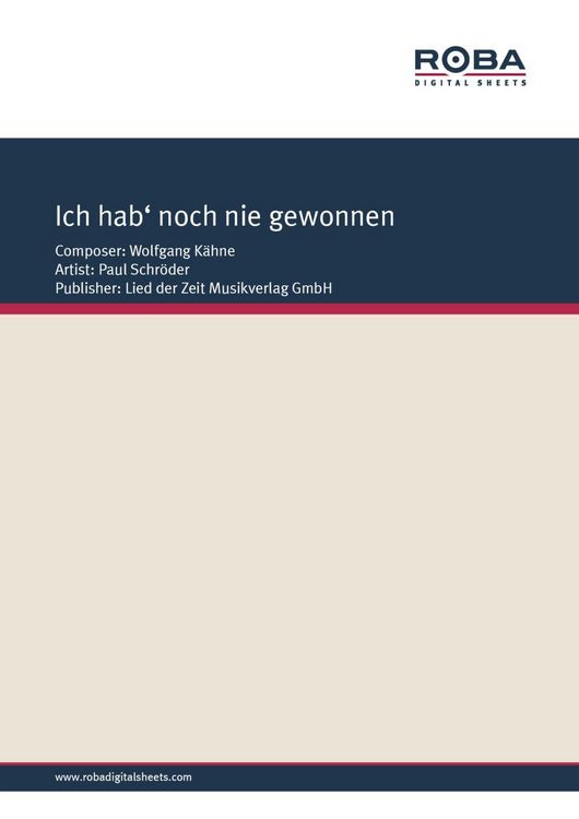 Produktbild: Ich hab' noch nie gewonnen