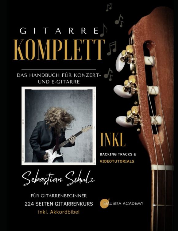 Produktbild: Gitarre Komplett - Das Handbuch f&uuml;r Konzert- und E-Gitarre