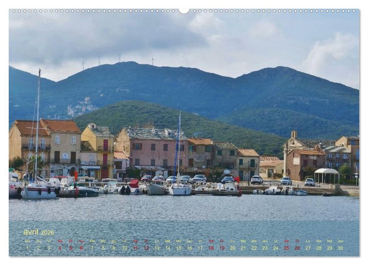 Produktbild: Les balades au Cap Corse (Calendrier mural 2026 DIN A2 vertical) calendrier de bureau