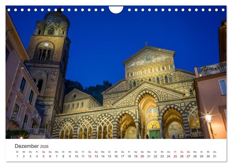 Produktbild: Malerische Amalfik&uuml;ste (Wandkalender 2026 DIN A4 quer), CALVENDO Monatskalender