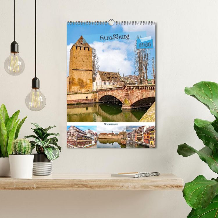 Produktbild: Stra&szlig;burg - Urlaubsplaner (Wandkalender 2026 DIN A3 hoch), CALVENDO Monatskalender