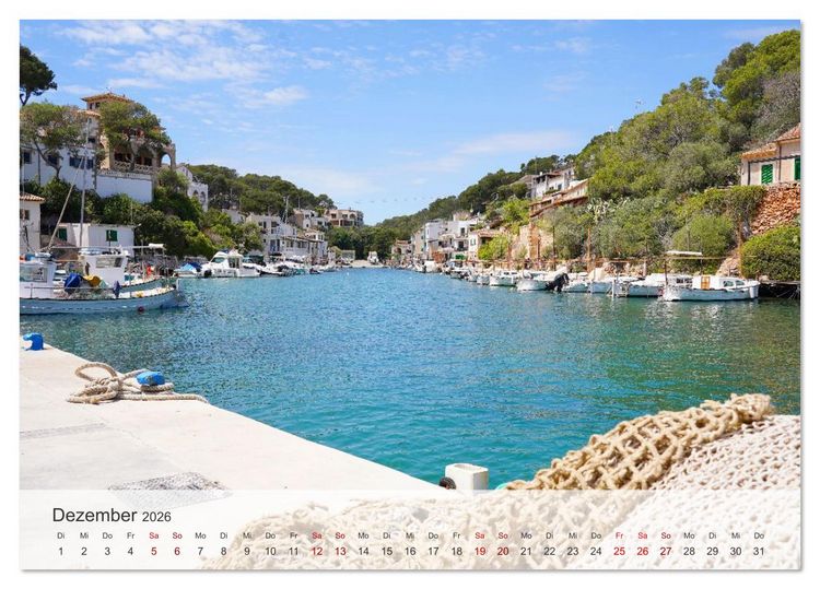 Produktbild: Cala Figuera - Mallorcas Traumbucht (Tischkalender 2026 DIN A5 quer), CALVENDO Monatskalender