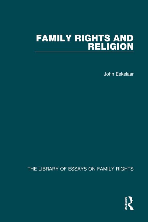 Produktbild: Family Rights and Religion
