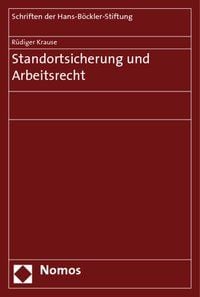 Produktbild: Standortsicherung und Arbeitsrecht