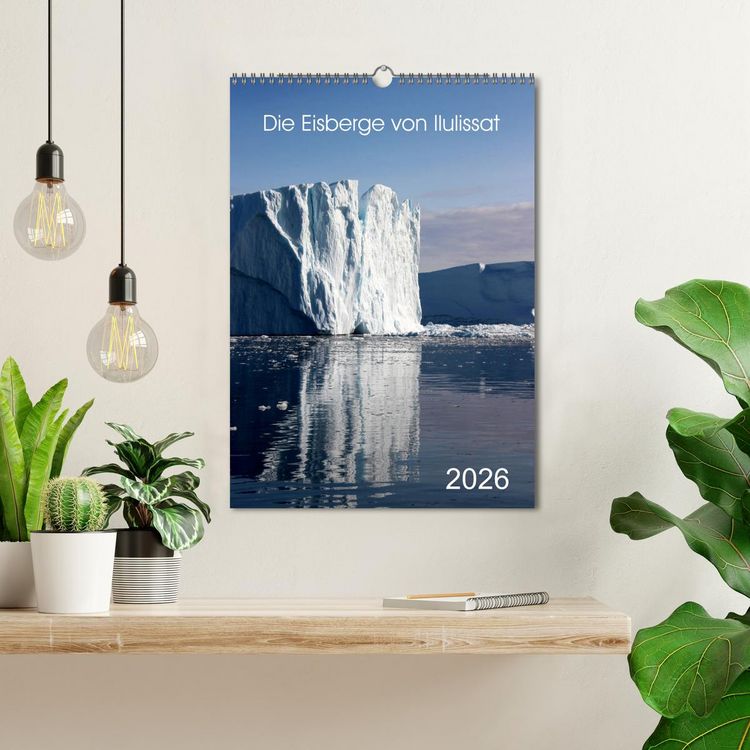 Produktbild: Die Eisberge von Ilulissat (Wandkalender 2026 DIN A3 hoch), CALVENDO Monatskalender