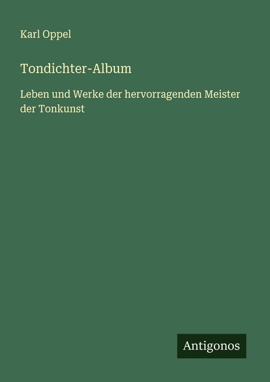 Produktbild: Tondichter-Album