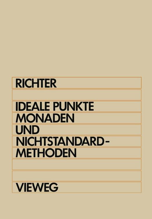 Produktbild: Ideale Punkte, Monaden und Nichtstandard-Methoden
