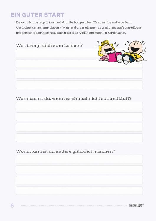 Produktbild: Peanuts Geschenkbuch: Ein guter Tag