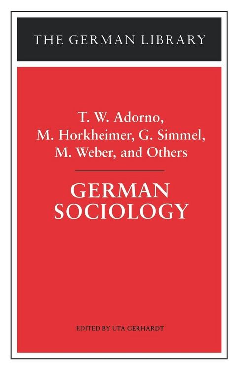 Produktbild: German Sociology