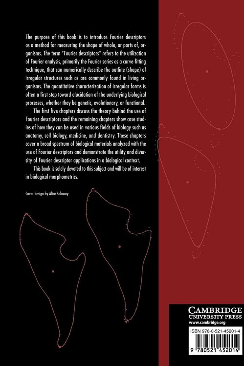 Produktbild: Fourier Descriptors and Their Applications in Biology
