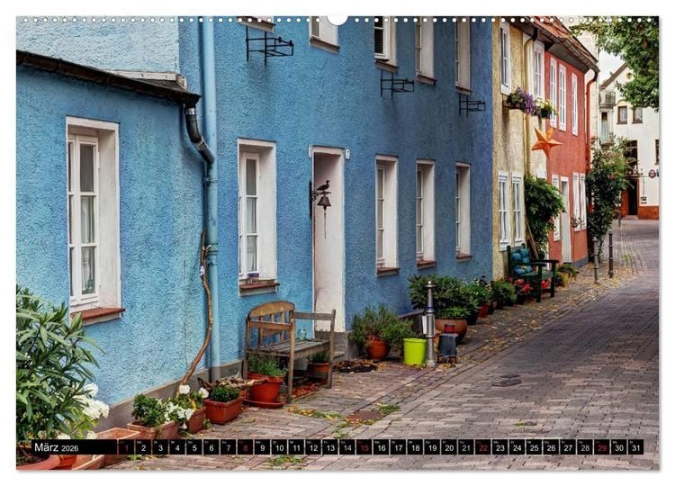 Produktbild: Herforder Ansichten (hochwertiger Premium Wandkalender 2026 DIN A2 quer), Kunstdruck in Hochglanz