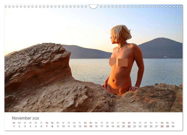 Produktbild: Akt und Meer (Wandkalender 2026 DIN A3 quer), CALVENDO Monatskalender