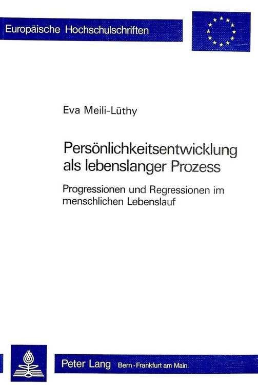 Produktbild: Pers&ouml;nlichkeitsentwicklung als lebenslanger Prozess