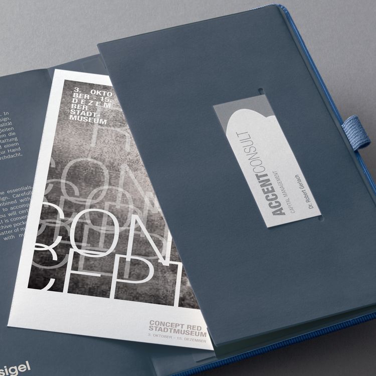 Produktbild: Notizb.Concep. HC A5 lin.blau