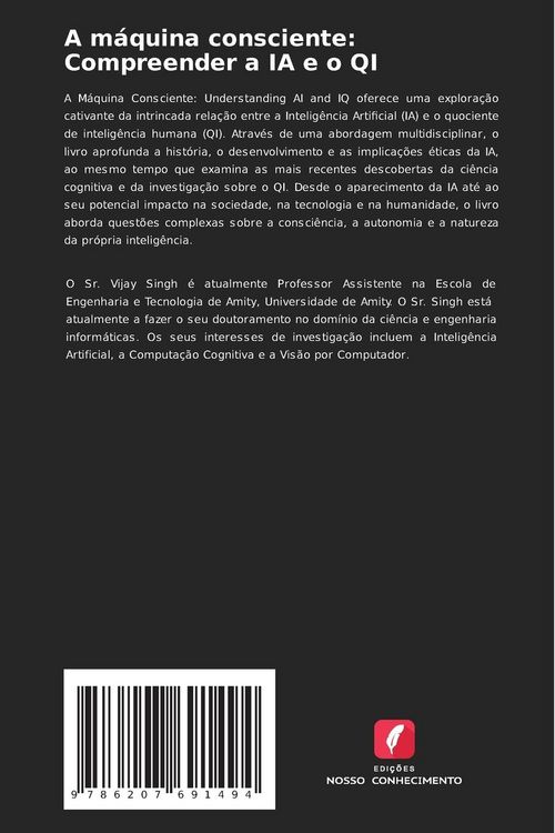 Produktbild: A m&aacute;quina consciente: Compreender a IA e o QI