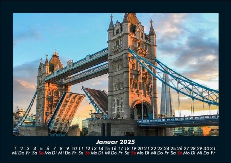 Produktbild: Londons sch&ouml;nste Seiten 2025 Fotokalender DIN A5